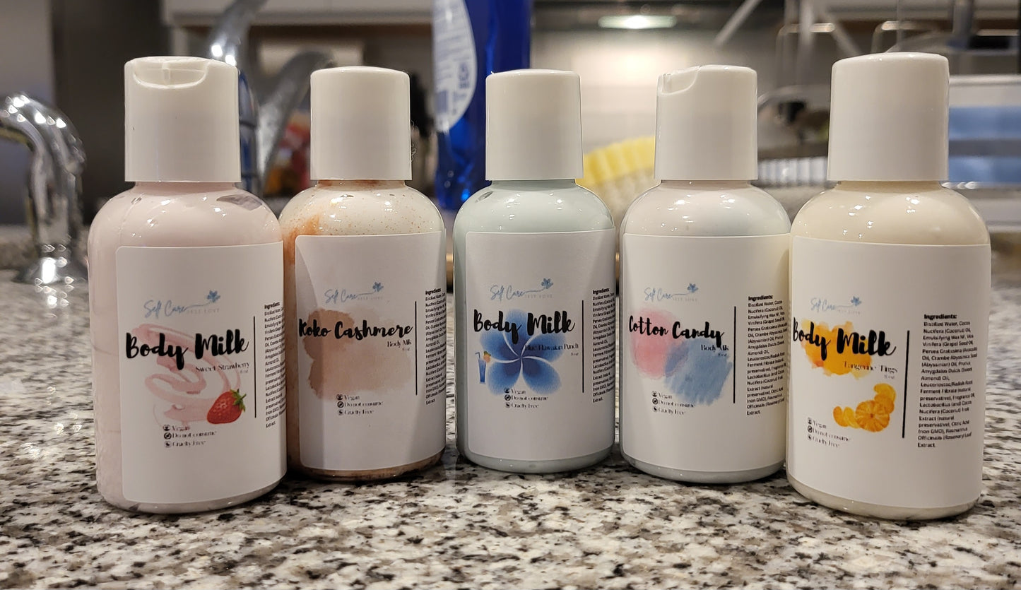 Body Milk Minis (2oz)