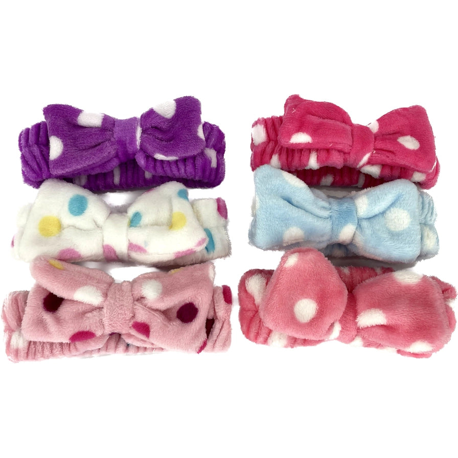 Cute Dot Ribbon Spa Headband