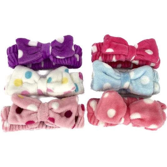 Cute Dot Ribbon Spa Headband