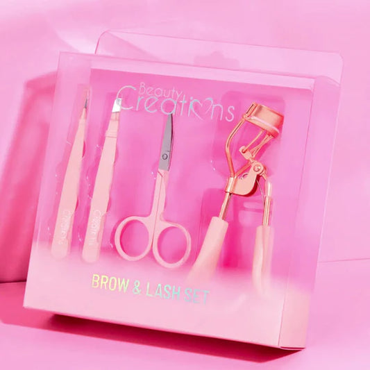 Pink Brow and Lash set
