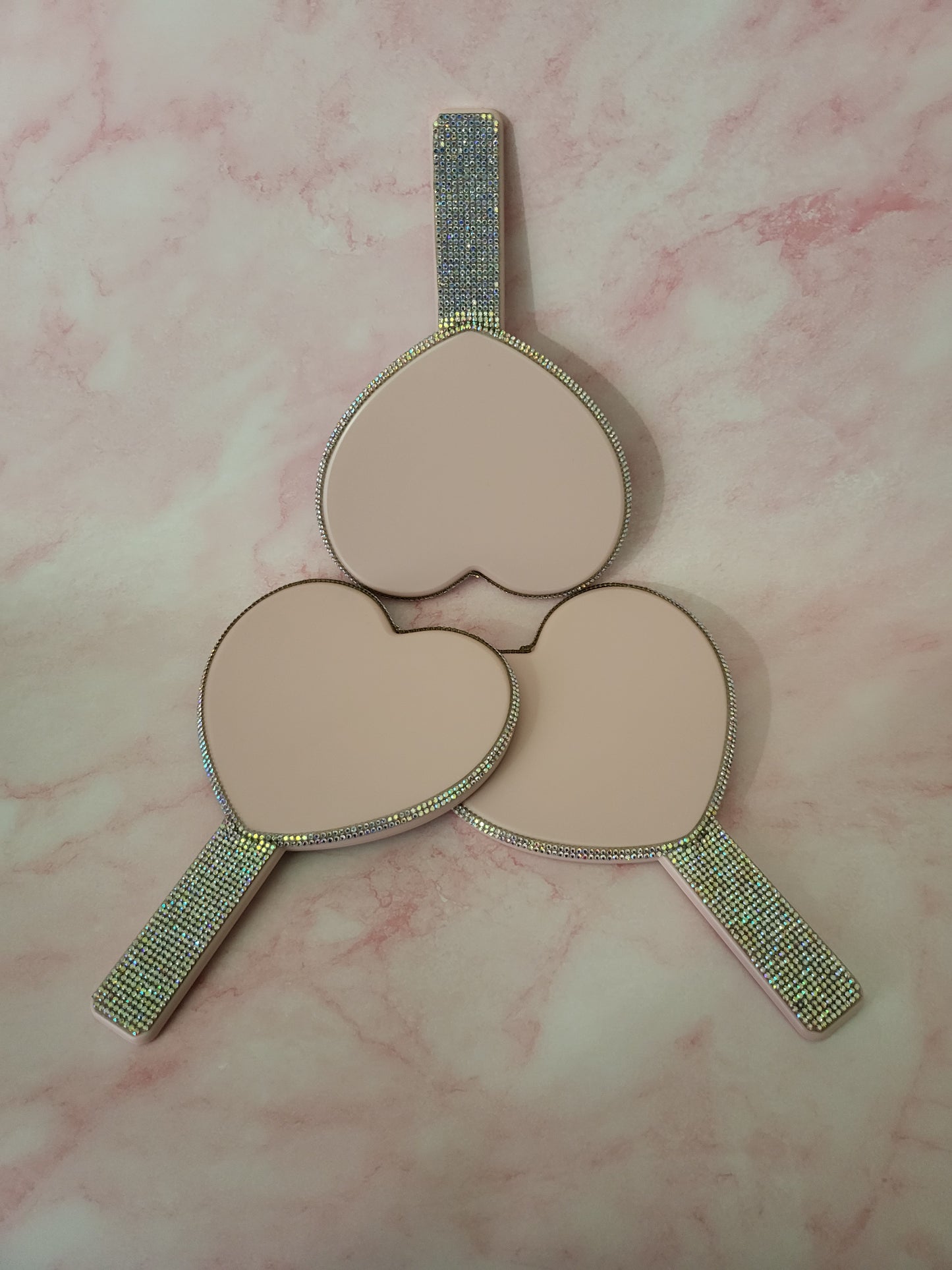 Bedazzled Heart Mirror