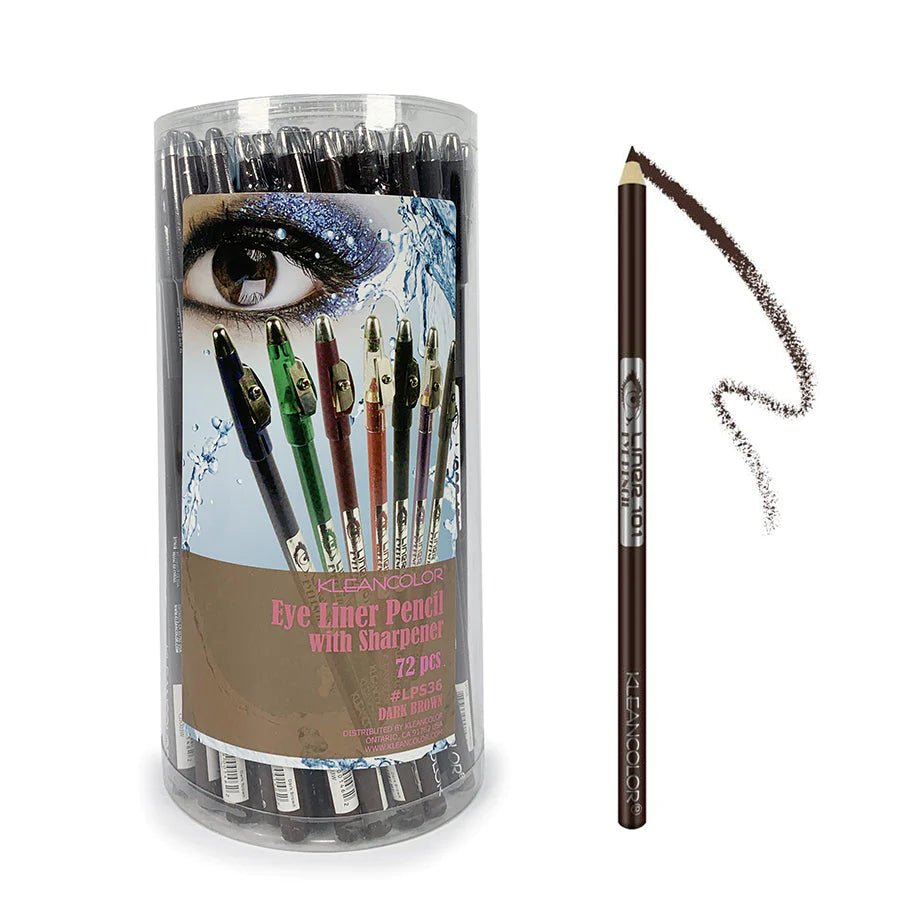 Eye Lined Pencil w/Sharper (4pc set)