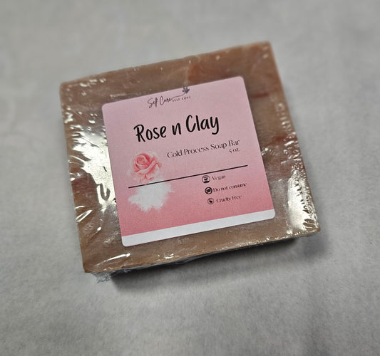 Rose and Clay Soap bar
