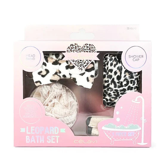 Leopard Bath Set